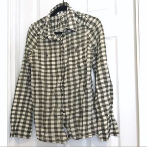 Sanctuary Gingham Shirt 100% Cotton EUC
